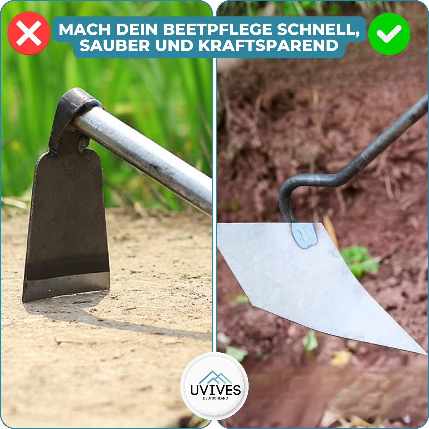 Efficient Garden Care with a Robust Stainless Steel Hoe