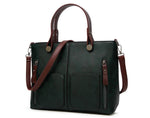 Vintage Handtasche mit doppelter Fronttasche