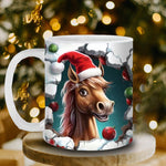 Tiermuster Weihnachtsbecher