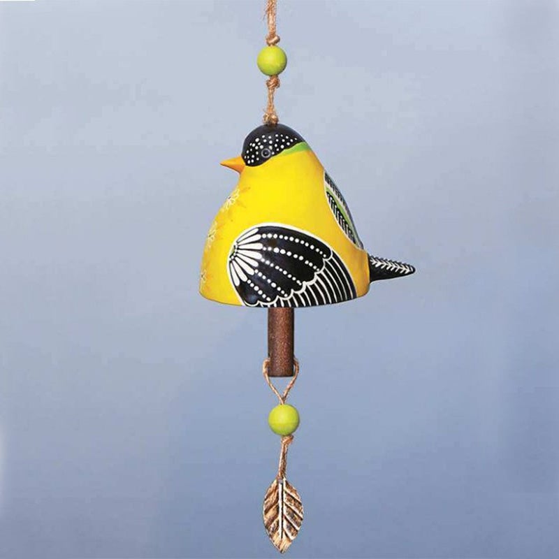 Keramische Vogel Windspiel Glocke für Garten und Zuhause Deko
