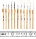 Precision Brush Set for Art Lovers and Professionals