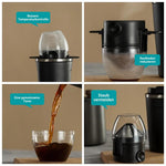 Coffee Enjoyment To Go - Stainless Steel Filter Mug for Perfect Coffee