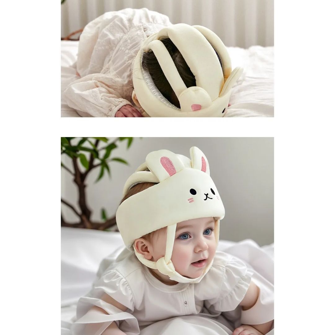 Kopfschutz für Kleinkinder – Tiermotiv Babyhelm mit weicher Polsterung