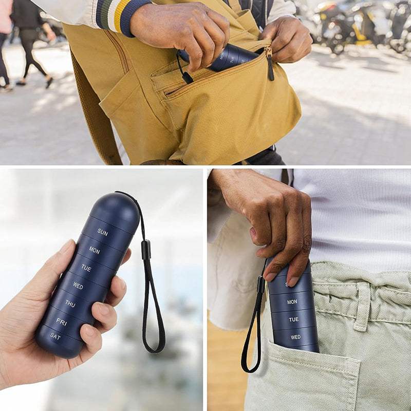 Reiseauflösung | 7-Tage Pillenorganizer für unterwegs
