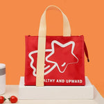 Isolierte Thermo-Lunchtasche im Cartoon-Design