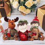 Weihnachtsgeschenkbeutel mit Reißverschlussdesign