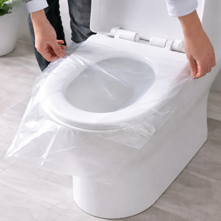 Einweg-Toilettensitzabdeckungen – Hygieneschutz für unterwegs – 50er Pack