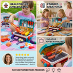 BBQ-Grill für Kinder – Spielküche mit Rauch-Effekt und Farbwechsel-Lebensmitteln