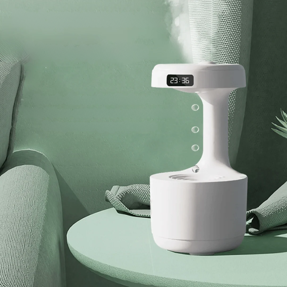Elegant humidifier with ultrasonic technology for bedrooms