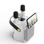 Tragbarer Bluetooth-Lautsprecher mit 360° Surround – Karaoke-Box