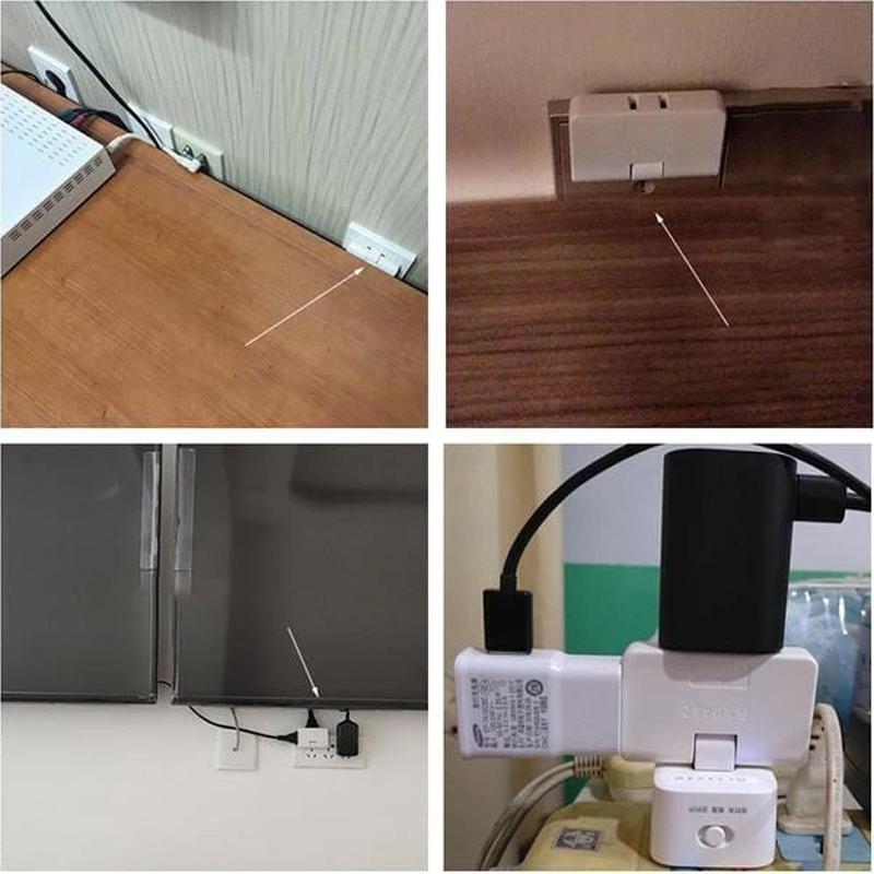Flexibler Steckdosenadapter mit Drehfunktion