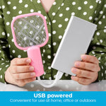 USB Mückenabwehrgerät mit LED und Sicherheitsnetz – 2-in-1 Design