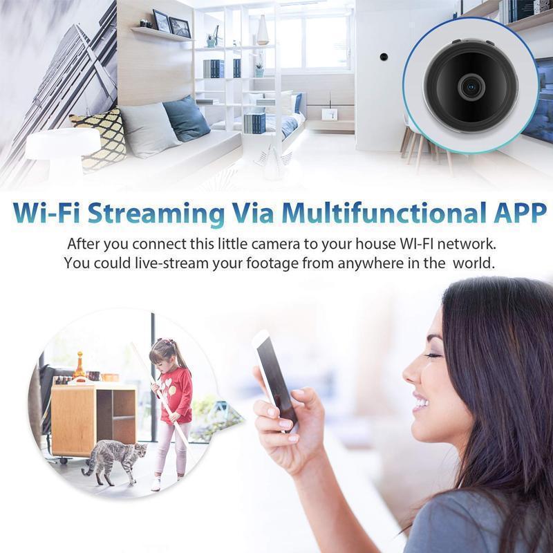 HD Magnetische Smart Kamera für sicheres Wohnen
