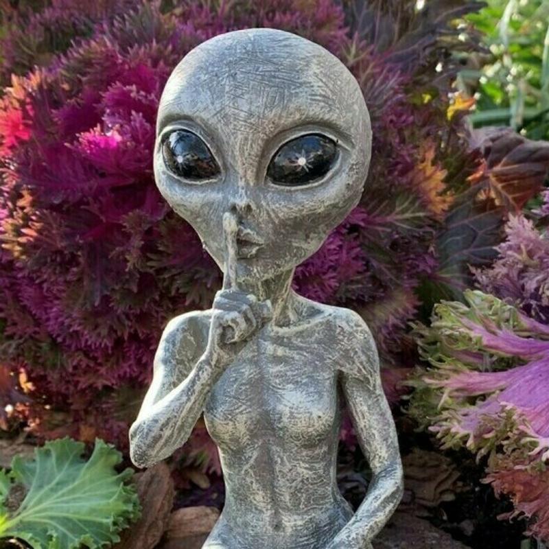 Lustige Alien Gartenfigur – Galaxia
