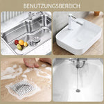 Abfluss Aufkleber für Waschbecken