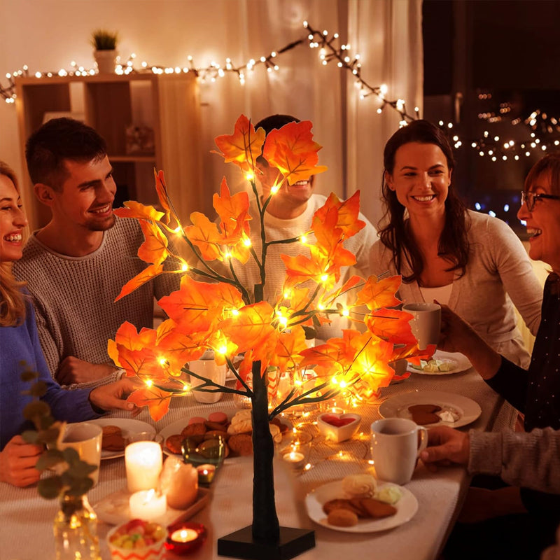 Lichtzauberbaum mit Roten Vögeln – Flexibler LED Dekorationsbaum