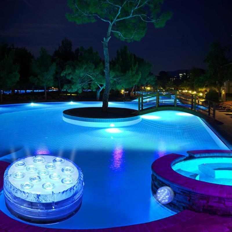 Waterproof LED Light with Magnetic Remote Control for Pools