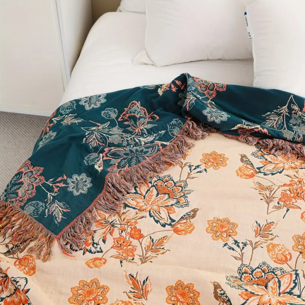 Vielseitige Baumwoll-Decke im Boho-Stil für jedes Zuhause
