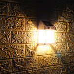 Solarbetriebene Außenwandlampe mit Bewegungsmelder