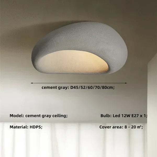 HarmonieDecke | Wabi Sabi Deckenlampe für ein entspanntes Zuhause