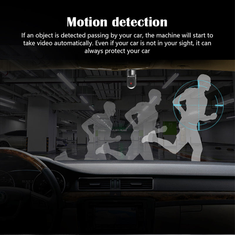 Compact HD Dashcam with 360° Swivel Function