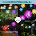 Sunflower Blooms - Weatherproof Solar Garden Lamp in a Floral Style