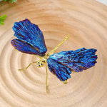Libelle aus Tourmalin und Kyanit