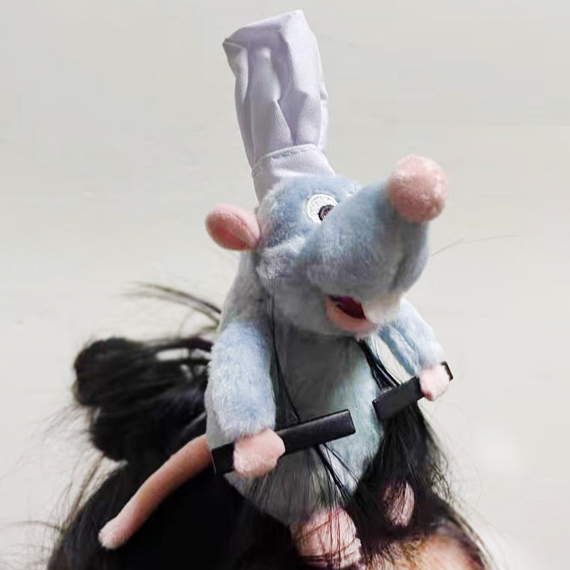 Plüsch-Haarband mit Chef Ratatouille Motiv