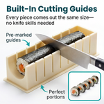 Sushi-Formset – Perfekte Rollen ohne Technik