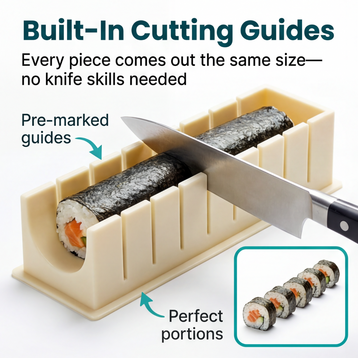 Sushi-Formset – Perfekte Rollen ohne Technik
