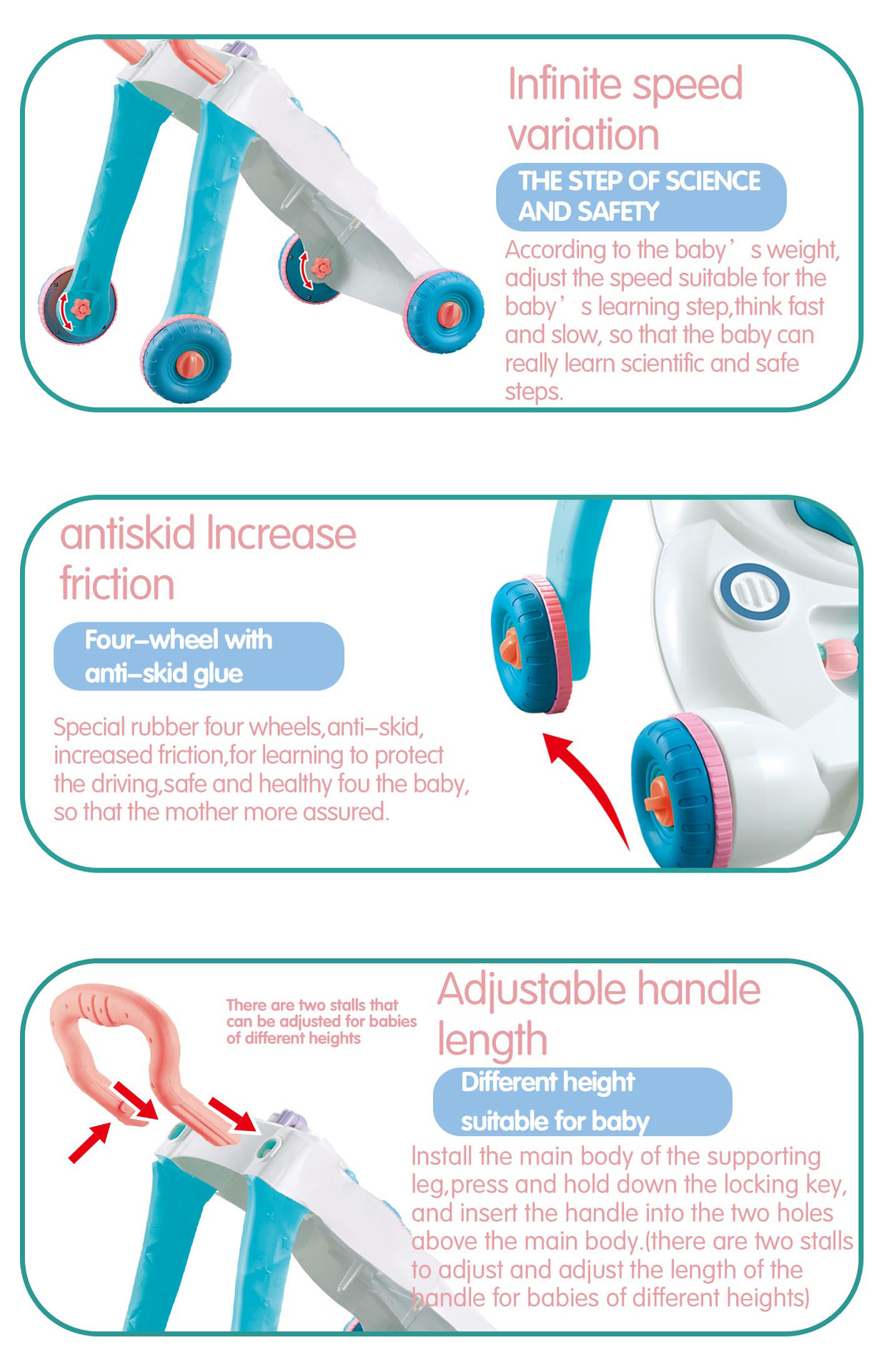 Musikalischer Lauflernwagen – Spiel- und Laufhilfe für Babys mit Lernspielzeug