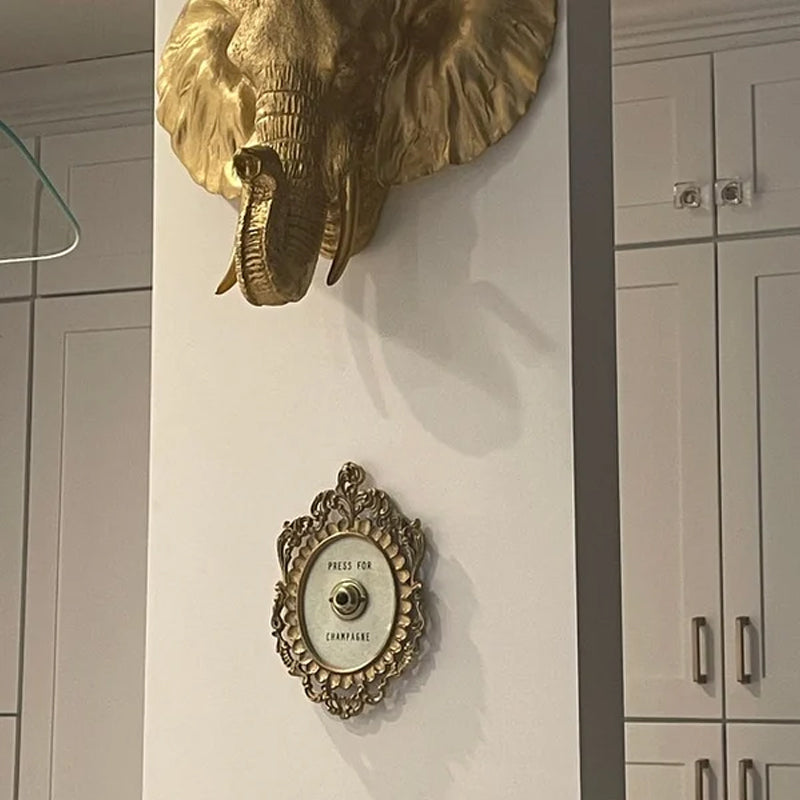Türglocke mit Champagnerdesign