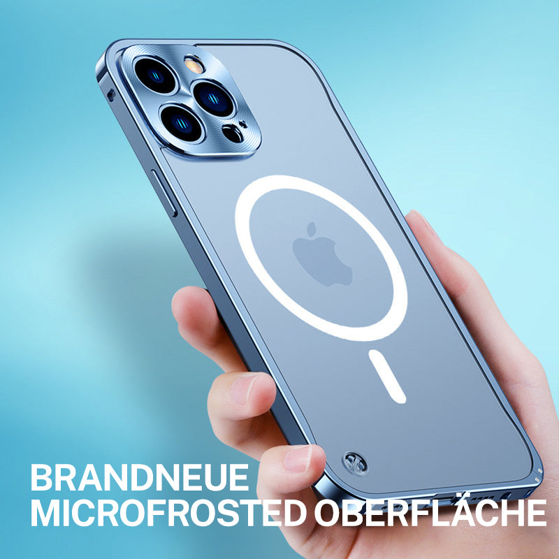 Stilvolles Magnetisches Handyhülle für iPhone mit Metallrahmen