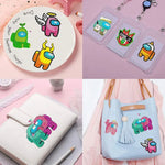 Set mit kreativen Diamant-Mosaik Aufklebern