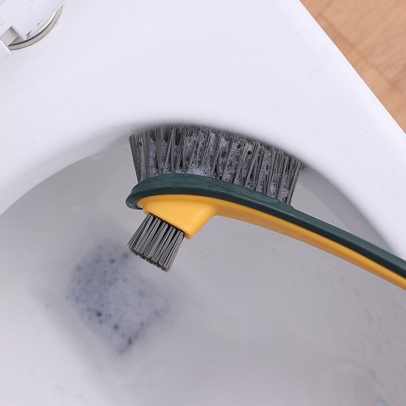 Zweiseitige Toilettenreinigungsbürste mit Flockung