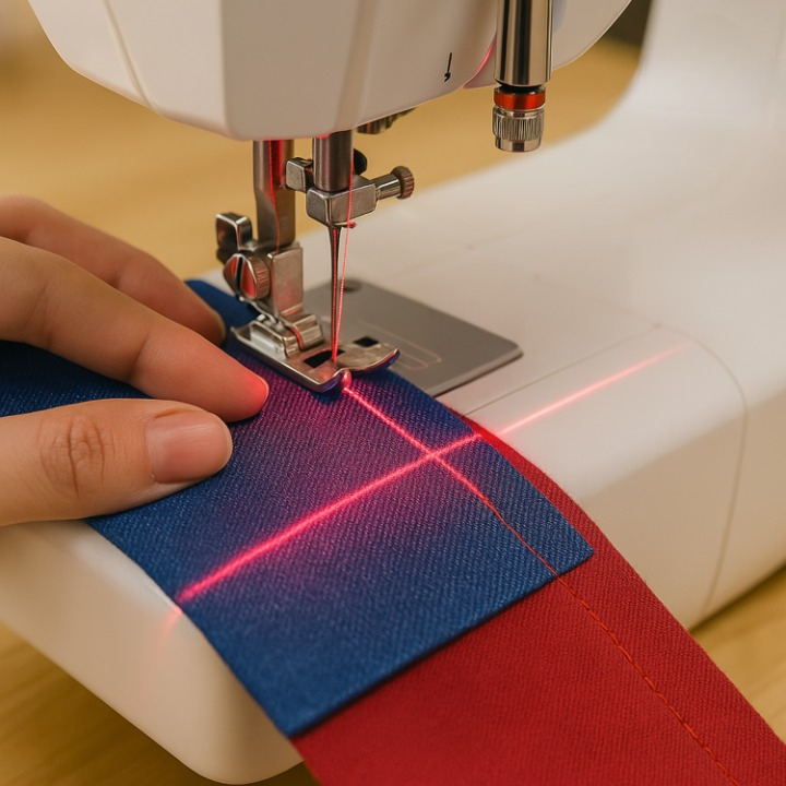 Präziser Laser-Nähleiter für Ihre Nähmaschine