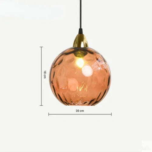 Elegante Glaskugel-Hängelampe – AuraLicht