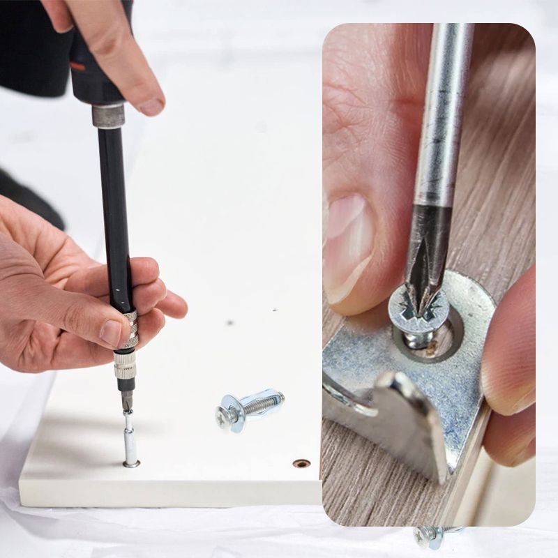Zinkbeschichtetes Expansionseinsatz-Set mit Blütenmutter