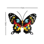 Beautiful Metal Butterfly Wall Decor Set | 4 Pieces | Weatherproof