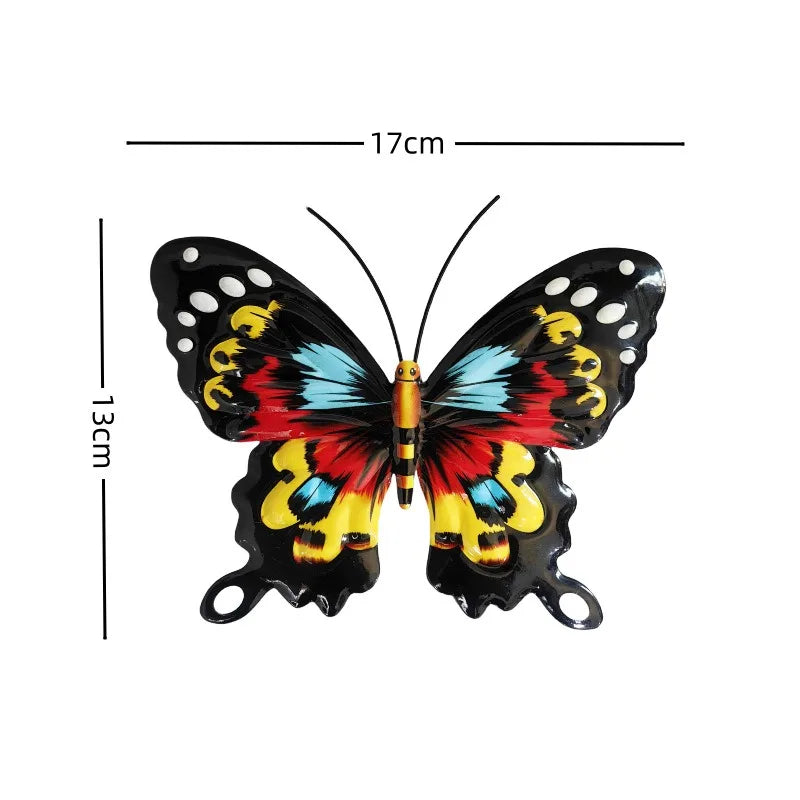Beautiful Metal Butterfly Wall Decor Set | 4 Pieces | Weatherproof