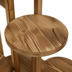 Versatile Pine Wood Plant Holder in Modern Style