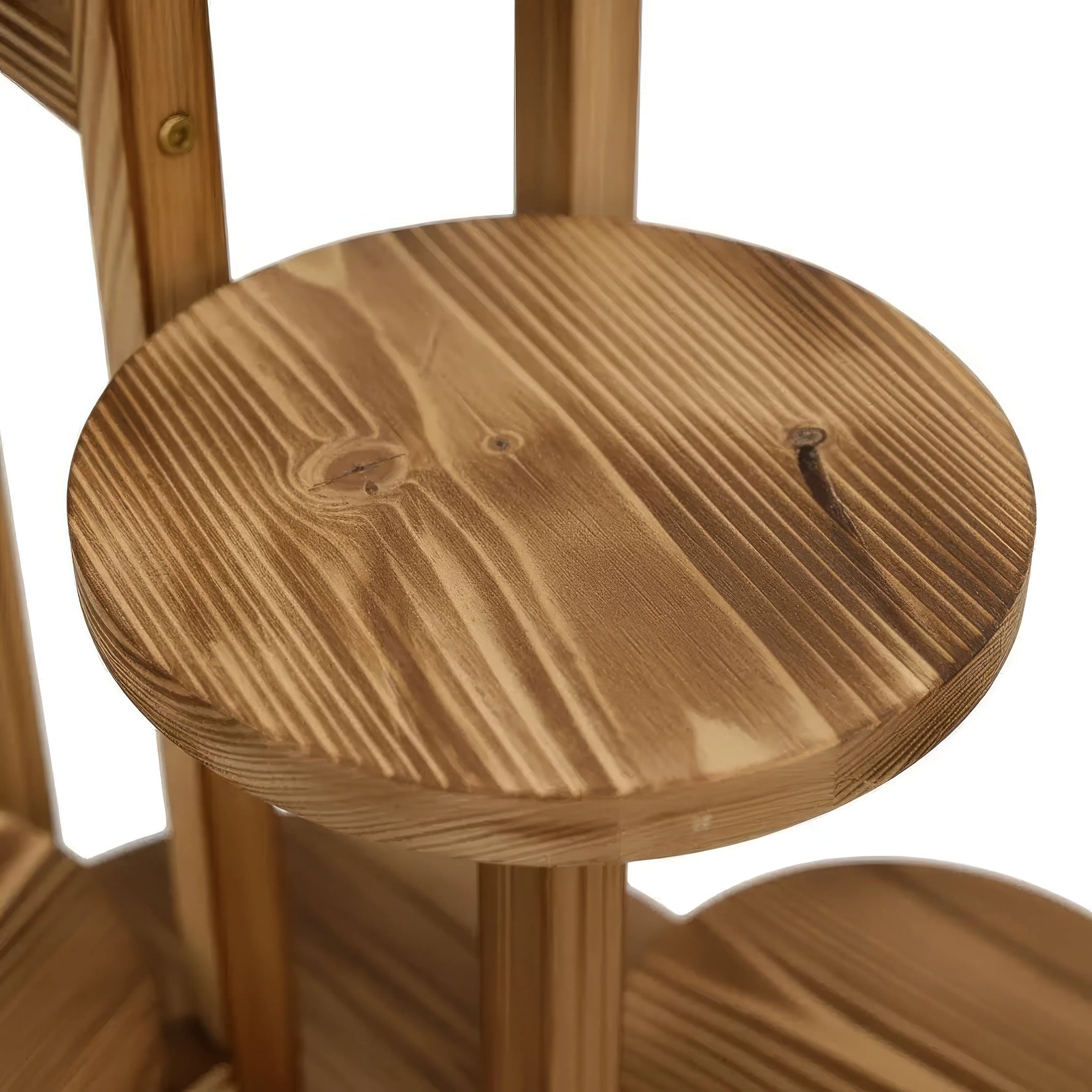 Versatile Pine Wood Plant Holder in Modern Style