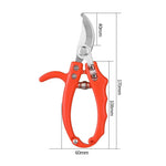 Precision Garden Shears for Bonsai and Fruit Trees with Non-Slip Handle