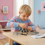 Spielset mit Bausteinen für Wissenschaft und Technik im 3in1-Design