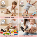Bequeme Baby-Socken mit rutschfester Sohle – Warm und kuschelig