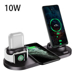 Multifunktionales 6-in-1 Ladegerät für iPhone und Smartwatch
