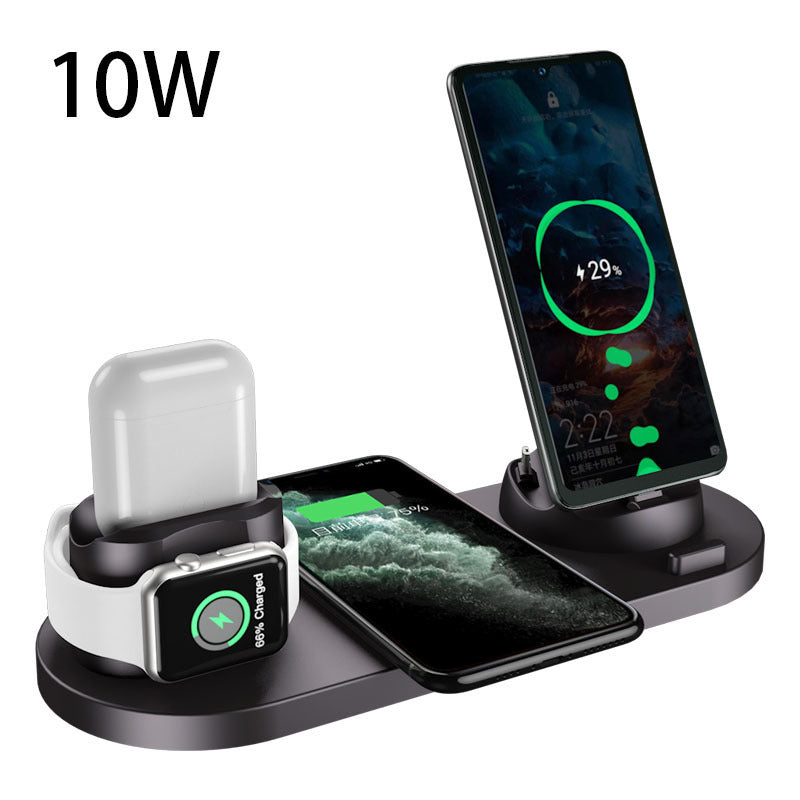 Multifunktionales 6-in-1 Ladegerät für iPhone und Smartwatch