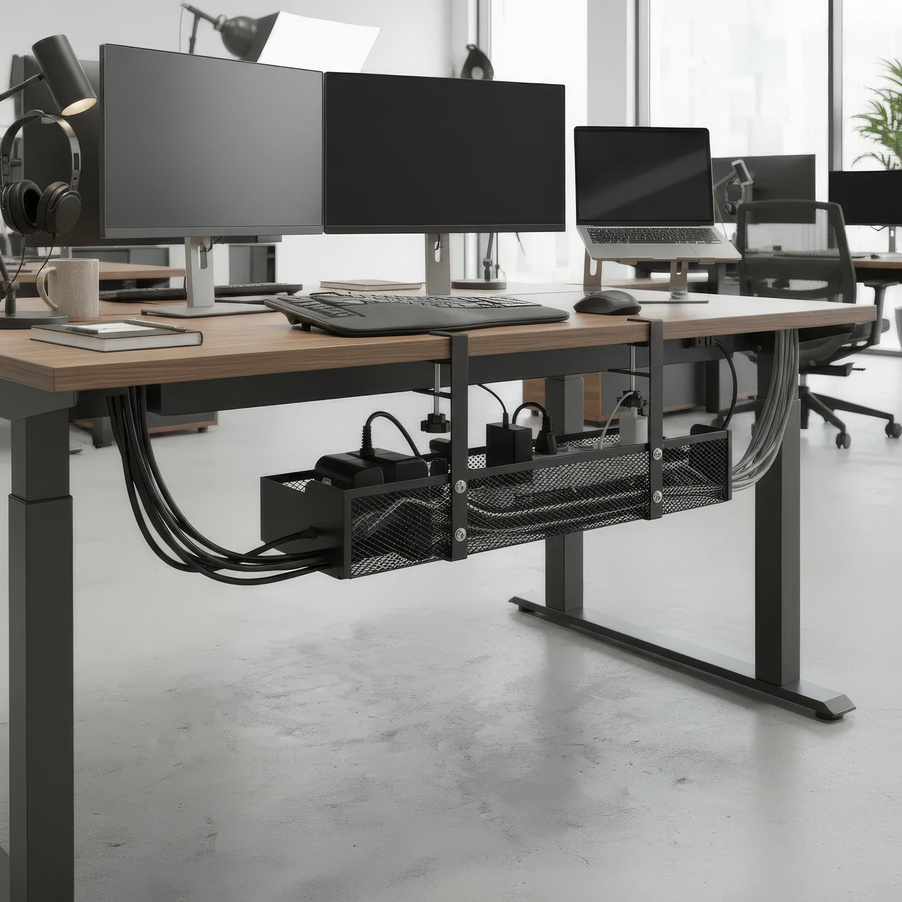 Cable Organization Without Drilling – Practical Under-Desk Solution