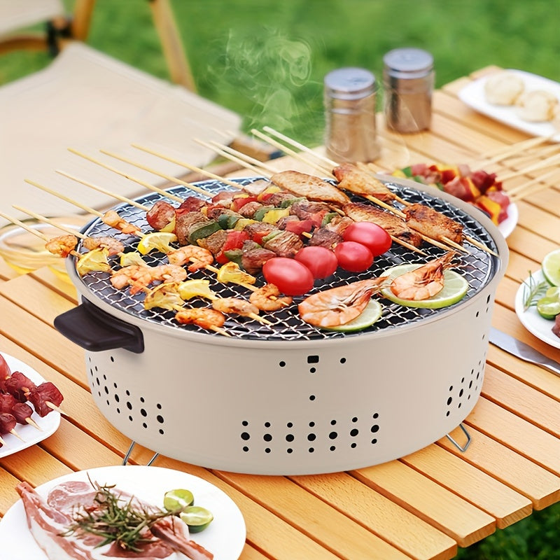 Rauchfreier Elektrogrill für drinnen – 2000W Tischgrill mit Fettablauf