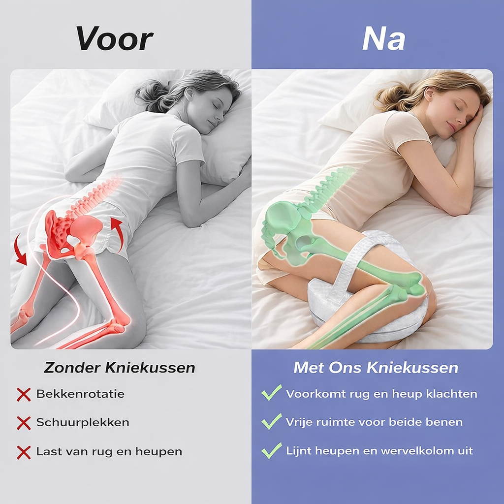 Pain-relieving leg rest pillow – For restful sleep